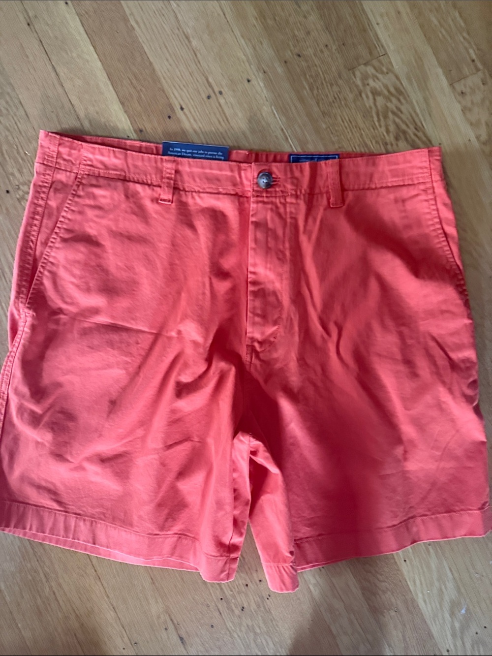 Vineyard Vines Men's Coral Flat-Front Shorts